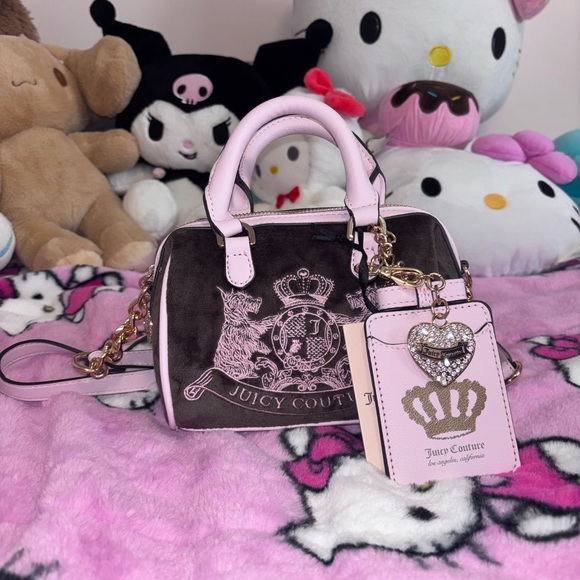 Juicy Couture Handbags - Juicy Couture Chocolate Classic Scottie Mini Satchel